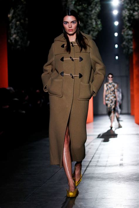 did kendall walk in the prada show|Kendall Jenner cuts a glamorous figure on the Prada runway at .